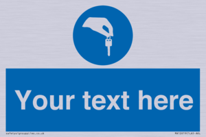 Custom Mandatory Keys Sign